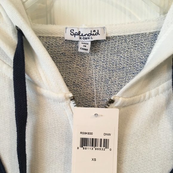 NWT Splendid Ryder Active Hooded Sweatshirt Sz S - Picture 6 of 8